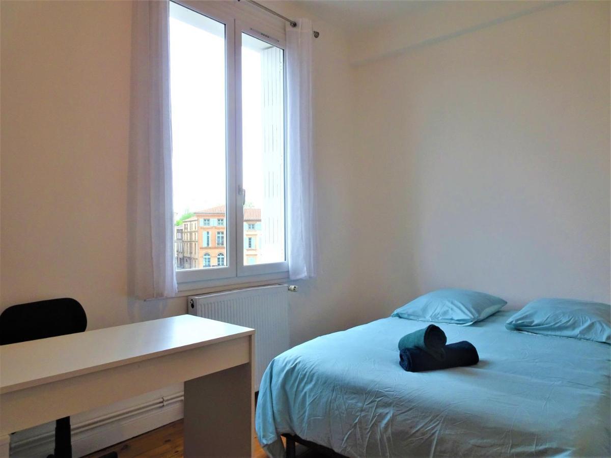 Chambre Privee Et Spacieuse Au Sein D'Un Logement Partage - Central, Quartier Villebourbon - 3 Chambres Doubles - 2 Balcons - Places De Stationnements Gratuites - 5 Min A Pied Gare Et Hypercentre Монтобан Экстерьер фото